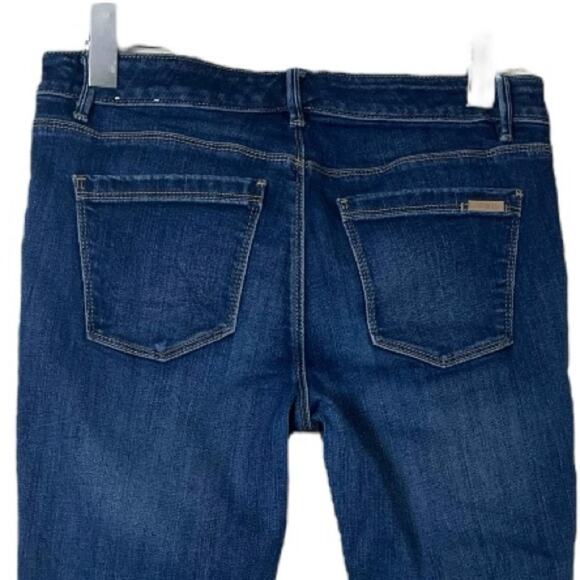 White House Black Market Jeans The Slim Crop Mid Rise Dark Wash Women’s Size 2 - Picture 4 of 6